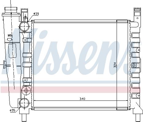 Nissens 690774 - Radiators, Motora dzesēšanas sistēma autodraugiem.lv