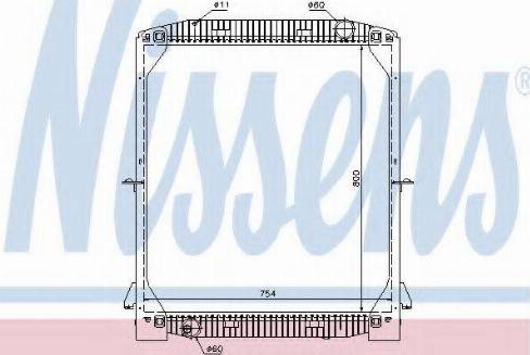 Nissens 61974 - Radiators, Motora dzesēšanas sistēma autodraugiem.lv