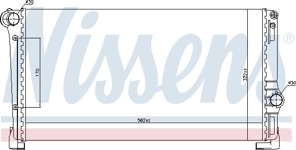 Nissens 692166 - Radiators, Motora dzesēšanas sistēma autodraugiem.lv