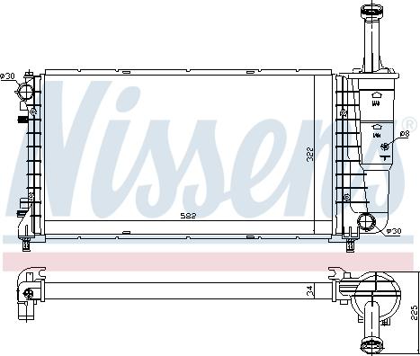 Nissens 697313 - Radiators, Motora dzesēšanas sistēma autodraugiem.lv