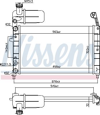 Nissens 696449 - Radiators, Motora dzesēšanas sistēma autodraugiem.lv