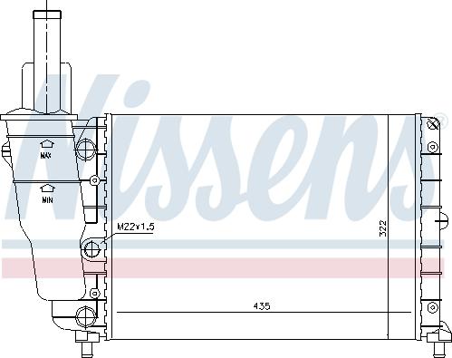 Nissens 690031 - Radiators, Motora dzesēšanas sistēma autodraugiem.lv