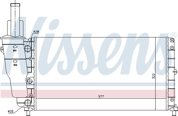 Nissens 698778 - Radiators, Motora dzesēšanas sistēma autodraugiem.lv