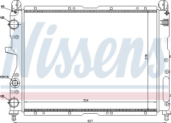 Nissens 690333 - Radiators, Motora dzesēšanas sistēma autodraugiem.lv