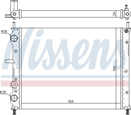 Nissens 698930 - Radiators, Motora dzesēšanas sistēma autodraugiem.lv