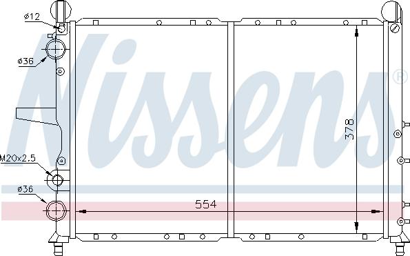 Nissens 697024 - Radiators, Motora dzesēšanas sistēma autodraugiem.lv