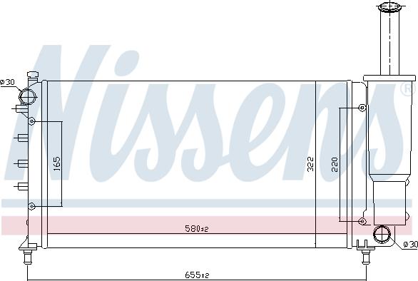 Nissens 61886 - Radiators, Motora dzesēšanas sistēma autodraugiem.lv