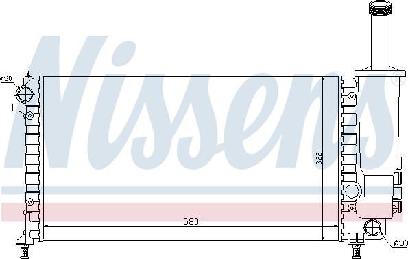 Nissens 691950 - Radiators, Motora dzesēšanas sistēma autodraugiem.lv