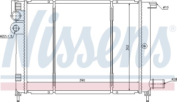 Nissens 61397 - Radiators, Motora dzesēšanas sistēma autodraugiem.lv