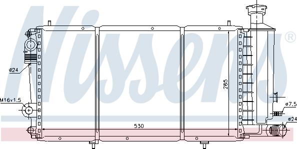 Nissens 691931 - Radiators, Motora dzesēšanas sistēma autodraugiem.lv