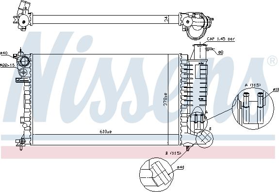 Nissens 690667 - Radiators, Motora dzesēšanas sistēma autodraugiem.lv