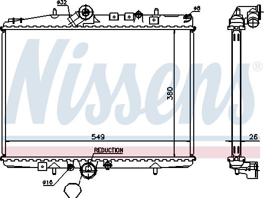 Nissens 698211 - Radiators, Motora dzesēšanas sistēma autodraugiem.lv