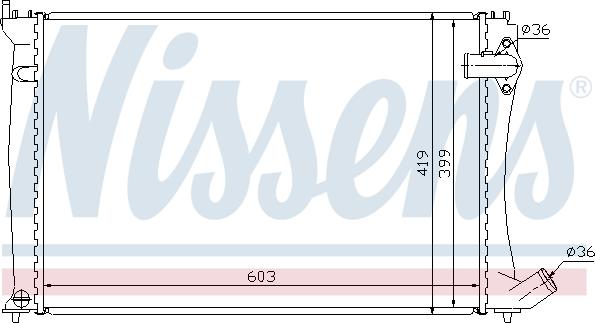 Nissens 61298 - Radiators, Motora dzesēšanas sistēma autodraugiem.lv