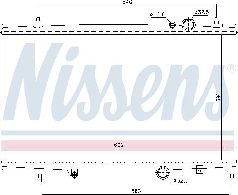 Nissens 61297 - Radiators, Motora dzesēšanas sistēma autodraugiem.lv