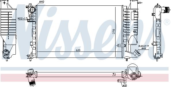 Nissens 690385 - Radiators, Motora dzesēšanas sistēma autodraugiem.lv