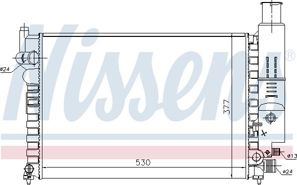 Nissens 690296 - Radiators, Motora dzesēšanas sistēma autodraugiem.lv