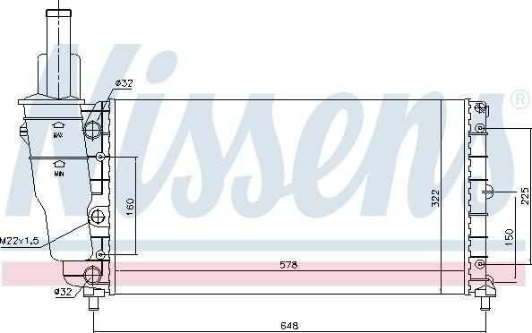 Nissens 61799 - Radiators, Motora dzesēšanas sistēma autodraugiem.lv