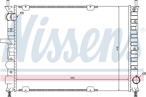 Nissens 61791 - Radiators, Motora dzesēšanas sistēma autodraugiem.lv