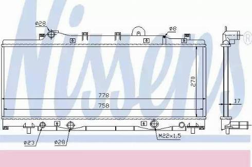 Nissens 61797 - Radiators, Motora dzesēšanas sistēma autodraugiem.lv