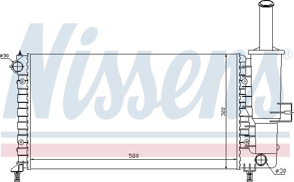 Nissens 698486 - Radiators, Motora dzesēšanas sistēma autodraugiem.lv