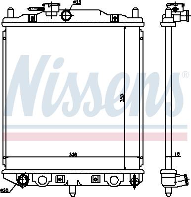Nissens 61762 - Radiators, Motora dzesēšanas sistēma autodraugiem.lv