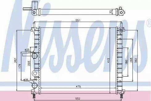 Nissens 617843 - Radiators, Motora dzesēšanas sistēma autodraugiem.lv