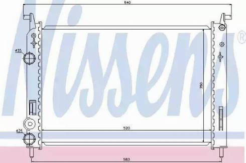 Nissens 61782 - Radiators, Motora dzesēšanas sistēma autodraugiem.lv