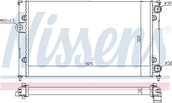 Nissens 639961 - Radiators, Motora dzesēšanas sistēma autodraugiem.lv