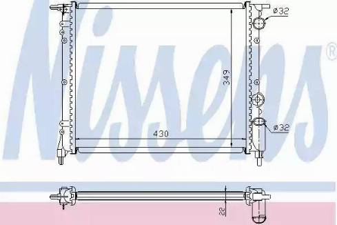 Nissens 63919A - Radiators, Motora dzesēšanas sistēma autodraugiem.lv