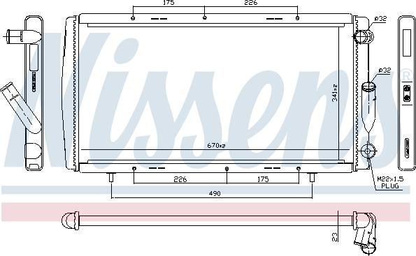 Nissens 696990 - Radiators, Motora dzesēšanas sistēma autodraugiem.lv