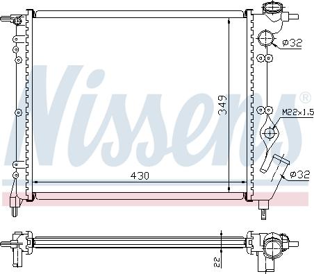 Nissens 699118 - Radiators, Motora dzesēšanas sistēma autodraugiem.lv