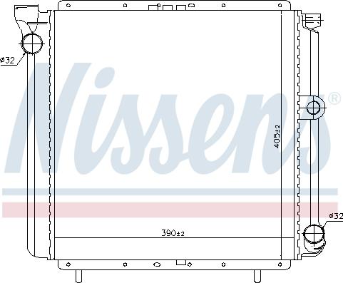 Nissens 695110 - Radiators, Motora dzesēšanas sistēma autodraugiem.lv