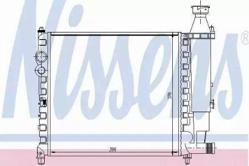 Nissens 63411 - Radiators, Motora dzesēšanas sistēma autodraugiem.lv