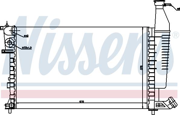 Nissens 697850 - Radiators, Motora dzesēšanas sistēma autodraugiem.lv