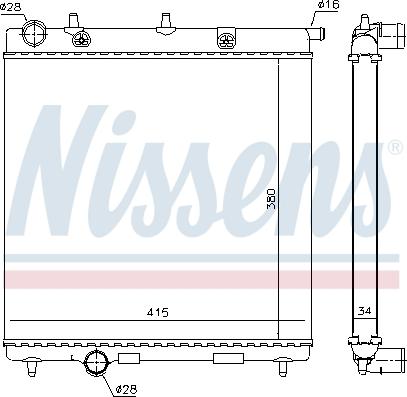 Nissens 699744 - Radiators, Motora dzesēšanas sistēma autodraugiem.lv