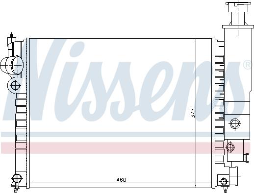 Nissens 63524 - Radiators, Motora dzesēšanas sistēma autodraugiem.lv