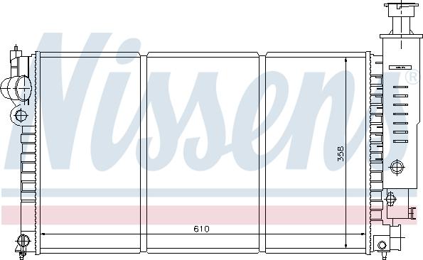 Nissens 63526 - Radiators, Motora dzesēšanas sistēma autodraugiem.lv