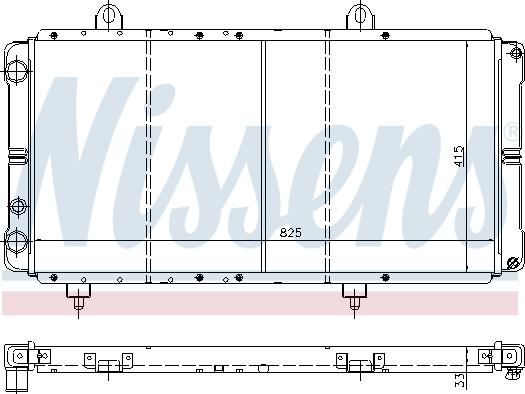 Nissens 695357 - Radiators, Motora dzesēšanas sistēma autodraugiem.lv