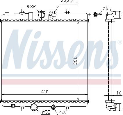 Nissens 696396 - Radiators, Motora dzesēšanas sistēma autodraugiem.lv