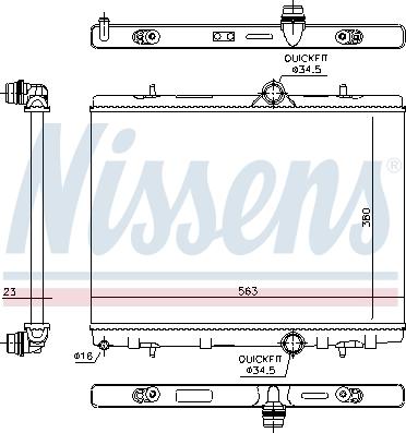 Nissens 690294 - Radiators, Motora dzesēšanas sistēma autodraugiem.lv