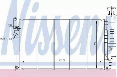 Nissens 63617 - Radiators, Motora dzesēšanas sistēma autodraugiem.lv