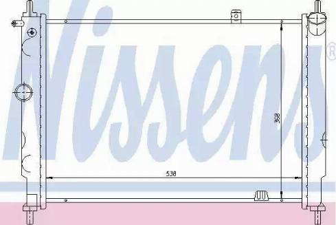 Nissens 63059A - Radiators, Motora dzesēšanas sistēma autodraugiem.lv