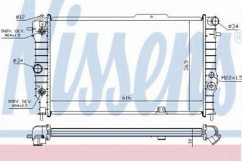 Nissens 63064A - Radiators, Motora dzesēšanas sistēma autodraugiem.lv