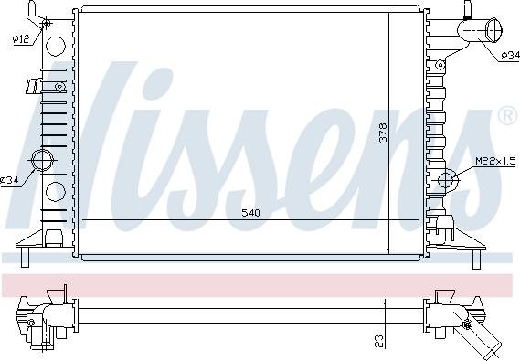 Nissens 693939 - Radiators, Motora dzesēšanas sistēma autodraugiem.lv