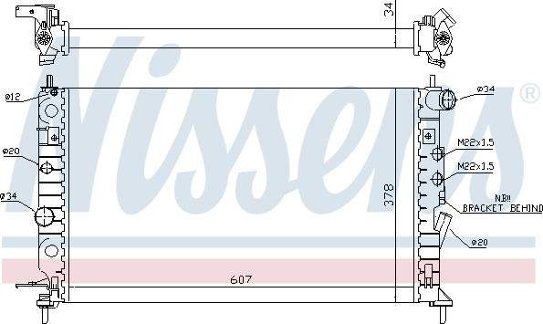 Nissens 694617 - Radiators, Motora dzesēšanas sistēma autodraugiem.lv