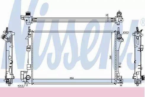 Nissens 63022 - Radiators, Motora dzesēšanas sistēma autodraugiem.lv