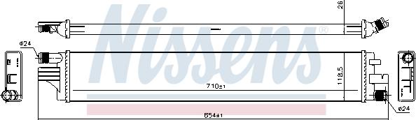 Nissens 630794 - Radiators, Motora dzesēšanas sistēma autodraugiem.lv