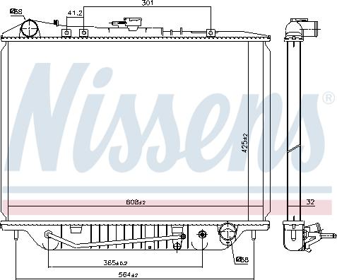 Nissens 63117 - Radiators, Motora dzesēšanas sistēma autodraugiem.lv