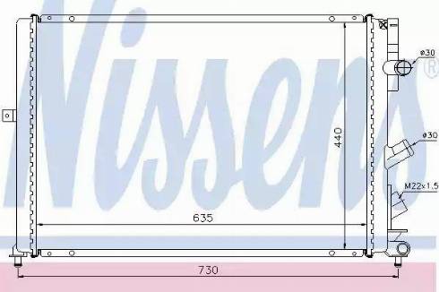 Nissens 63841 - Radiators, Motora dzesēšanas sistēma autodraugiem.lv