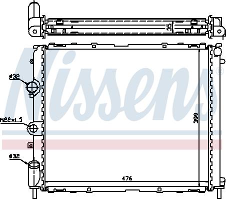 Nissens 696733 - Radiators, Motora dzesēšanas sistēma autodraugiem.lv